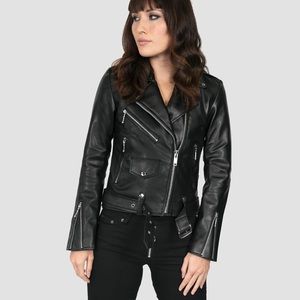 Straight to Hell Vegan Commando Leather Jacket